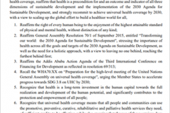 1Political Declarationof the High-level Meeting on Universal Health Coverage