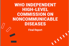 WHO INDEPENDENT HIGH-LEVEL COMMISSION ONNONCOMMUNICABLE DISEASES
